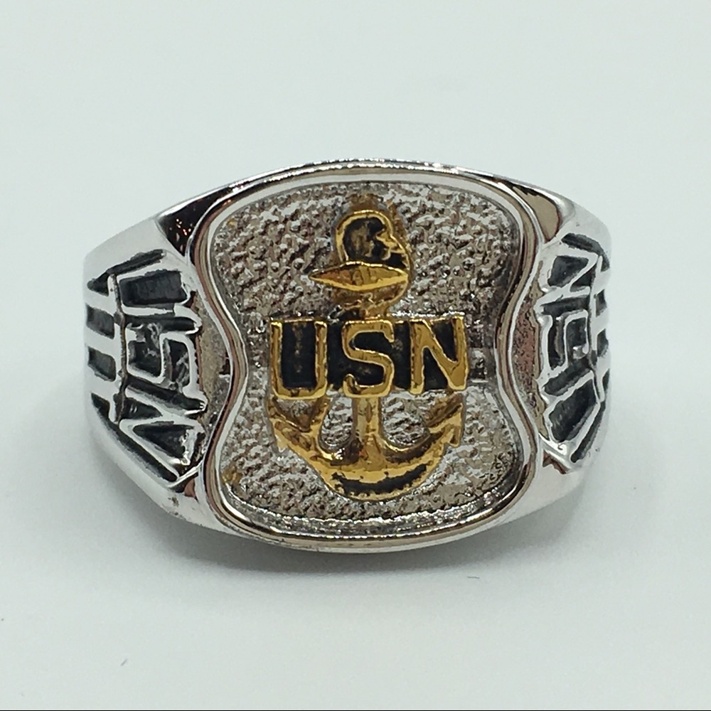 Men’s US Navy Emblem Ring